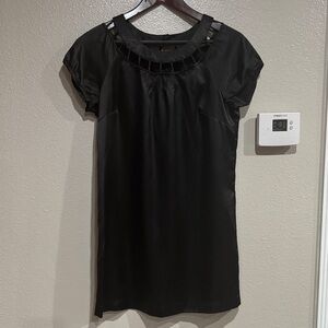 Woman’s black dress